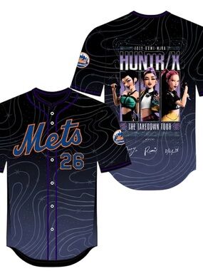 Mets K-Pop Demon Hunters Baseball Jersey Collaboration